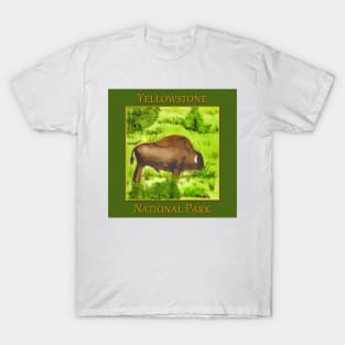 Bison in Yellowstone National Park T-Shirt